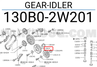 Nissan 130B02W201 GEAR-IDLER