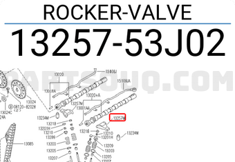 Nissan 1325753J02 ROCKER-VALVE