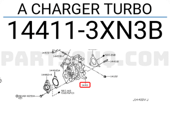 Nissan 144113XN3B A CHARGER TURBO
