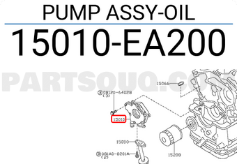 Nissan 15010EA200 PUMP ASSY-OIL