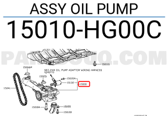 Nissan 15010HG00C ASSY OIL PUMP