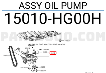 Nissan 15010HG00H ASSY OIL PUMP