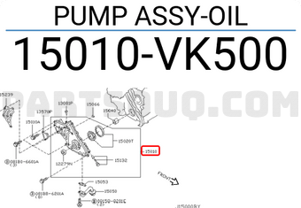 Nissan 15010VK500 PUMP ASSY-OIL