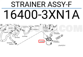 Nissan 164003XN1A STRAINER ASSY-F