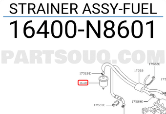 Nissan 16400N8601 STRAINER ASSY-FUEL