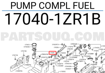 Nissan 170401ZR1B PUMP COMPL FUEL