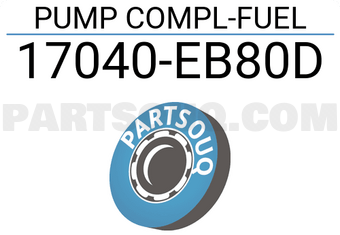 Nissan 17040EB80D PUMP COMPL-FUEL
