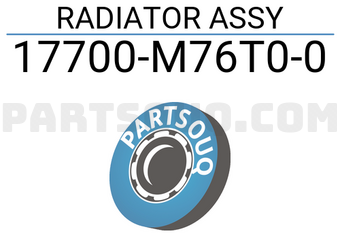Nissan 17700M76T00 RADIATOR ASSY