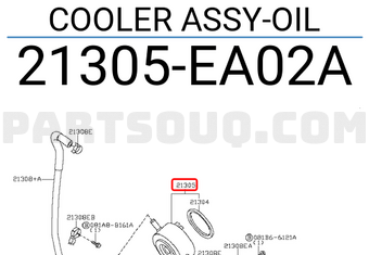 Nissan 21305EA02A COOLER ASSY-OIL