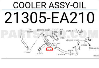 Nissan 21305EA210 COOLER ASSY-OIL