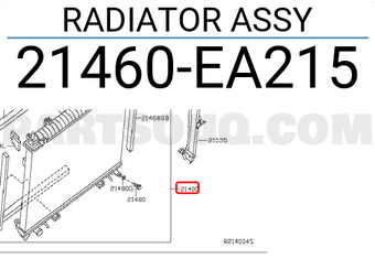 Nissan 21460EA215 RADIATOR ASSY