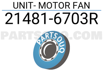 Nissan 214816703R UNIT- MOTOR FAN