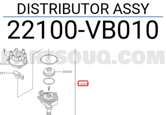 Nissan 22100VB010 DISTRIBUTOR ASSY