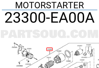 Nissan 23300EA00A MOTORSTARTER