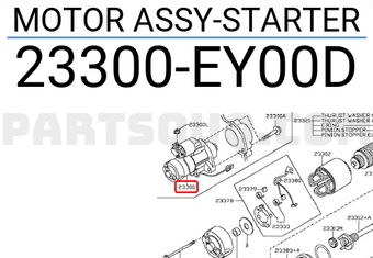 Nissan 23300EY00D MOTOR ASSY-STARTER