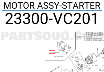 Nissan 23300VC201 MOTOR ASSY-STARTER