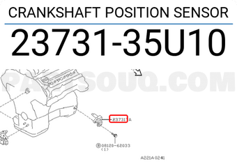 Nissan 2373135U10 CRANKSHAFT POSITION SENSOR