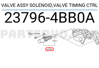 Nissan 237964BB0A VALVE ASSY SOLENOID,VALVE TIMING CTRL