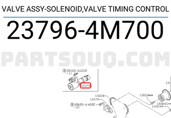 Nissan 237964M700 VALVE ASSY-SOLENOID,VALVE TIMING CONTROL