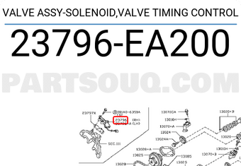 Nissan 23796EA200 VALVE ASSY-SOLENOID,VALVE TIMING CONTROL