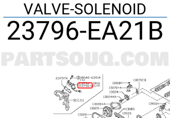 Nissan 23796EA21B VALVE-SOLENOID