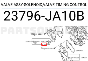 Nissan 23796JA10B VALVE ASSY-SOLENOID,VALVE TIMING CONTROL