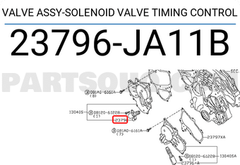 Nissan 23796JA11B VALVE ASSY-SOLENOID VALVE TIMING CONTROL