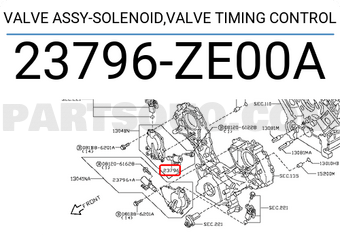 Nissan 23796ZE00A VALVE ASSY-SOLENOID,VALVE TIMING CONTROL