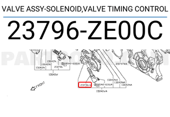 Nissan 23796ZE00C VALVE ASSY-SOLENOID,VALVE TIMING CONTROL