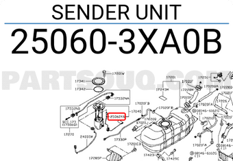 Nissan 250603XA0B SENDER UNIT
