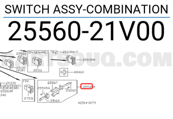 Nissan 2556021V00 SWITCH ASSY-COMBINATION