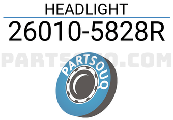 Nissan 260105828R HEADLIGHT