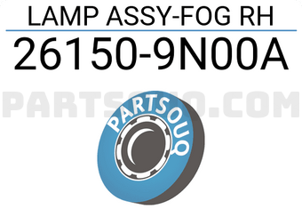 Nissan 261509N00A LAMP ASSY-FOG RH