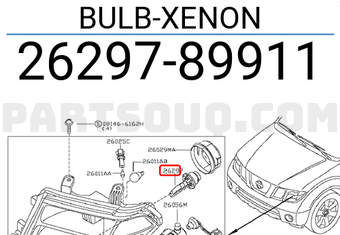 Nissan 2629789911 BULB-XENON