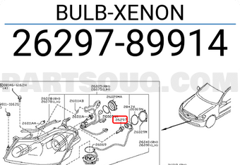 Nissan 2629789914 BULB-XENON