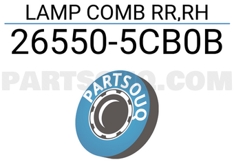 Nissan 265505CB0B LAMP COMB RR,RH