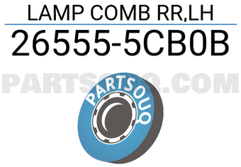 Nissan 265555CB0B LAMP COMB RR,LH