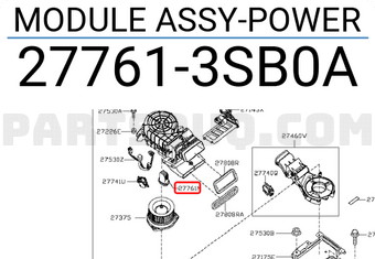 Nissan 277613SB0A MODULE ASSY-POWER