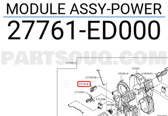 Nissan 27761ED000 MODULE ASSY-POWER