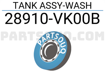 Nissan 28910VK00B TANK ASSY-WASH