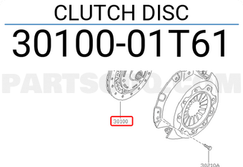Nissan 3010001T61 CLUTCH DISC