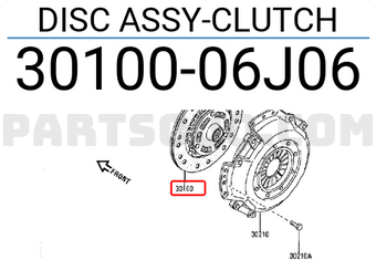 Nissan 3010006J06 DISC ASSY-CLUTCH