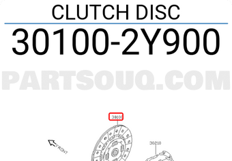 Nissan 301002Y900 CLUTCH DISC