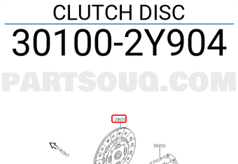 Nissan 301002Y904 CLUTCH DISC
