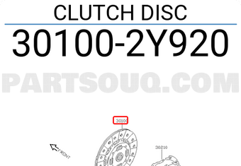 Nissan 301002Y920 CLUTCH DISC