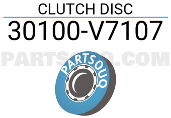 Nissan 30100V7107 CLUTCH DISC