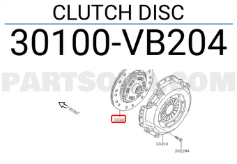 Nissan 30100VB204 CLUTCH DISC