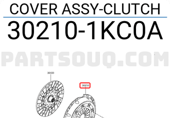 Nissan 302101KC0A COVER ASSY-CLUTCH
