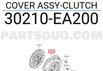 Nissan 30210EA200 COVER ASSY-CLUTCH