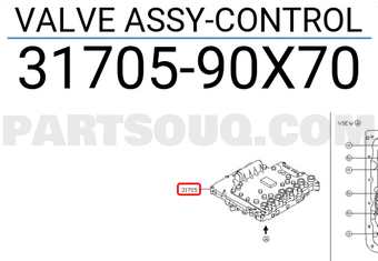 Nissan 3170590X70 VALVE ASSY-CONTROL